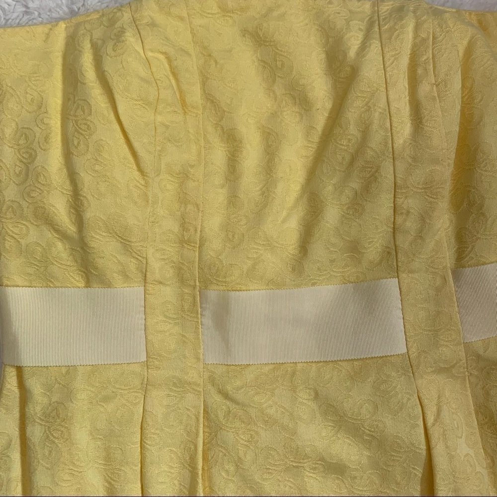 LILLY Pulitzer yellow Vanessa strapless dress - Picture 2 of 5